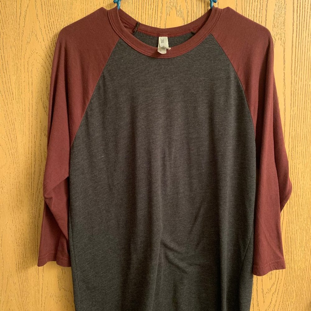 American Apparel Baseball T-Shirts (M)